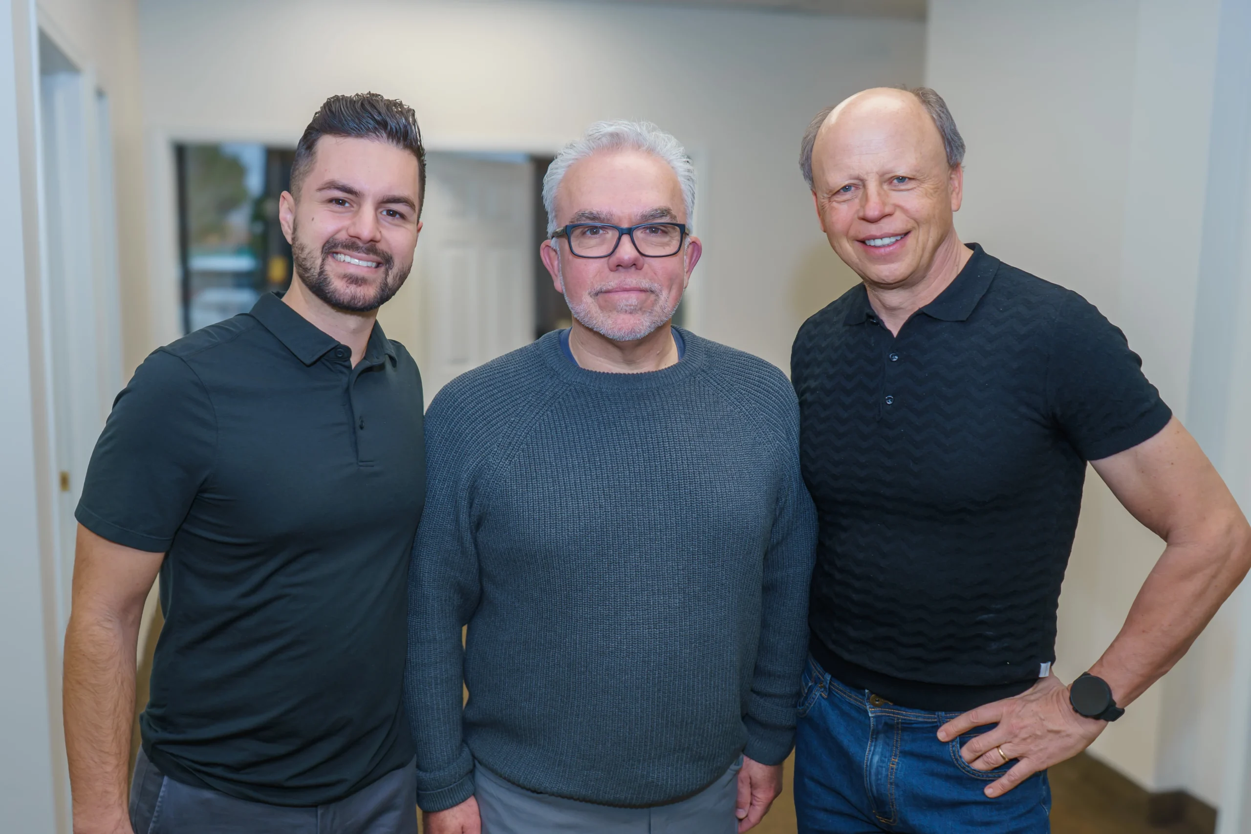 Michael Porreca providing personalized physiotherapy care to a patient in Oakville, focused on recovery and rehabilitation.