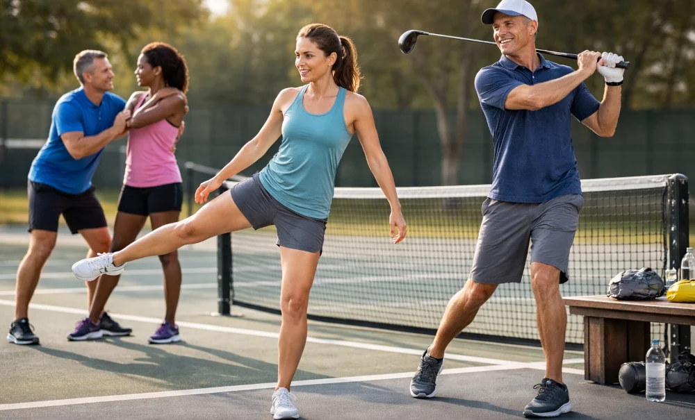 Explore common injuries in pickleball, golf, and curling, and how physiotherapy helps with recovery at Accelerate Physiotherapy in Oakville Explore common injuries in pickleball, golf, and curling, and how physiotherapy helps with recovery at Accelerate Physiotherapy in Oakville