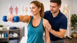 Outdoor sports warm up and stretching routine, Oakville