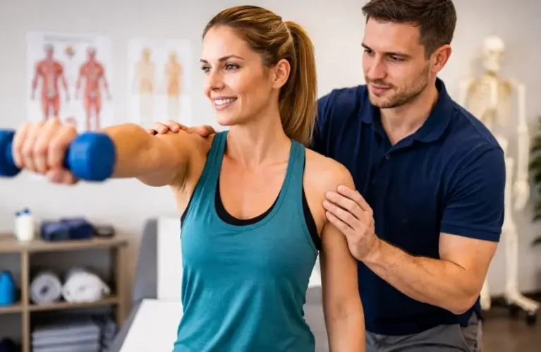 Outdoor sports warm up and stretching routine, Oakville